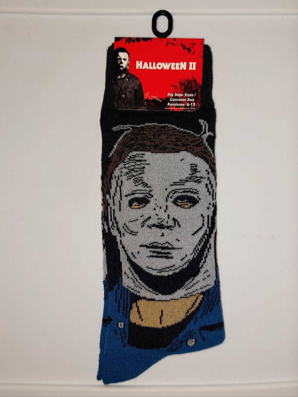 Halloween II Michael Myers Mens Crew Socks